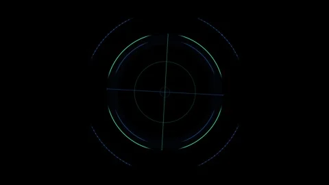 Abstract Circular Light Pattern with Radial Symmetry and Blue Green Lines 스톡 동영상 341918035