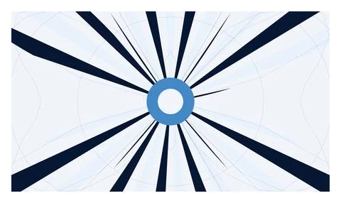 Abstract circular light rays expanding from dark center with geometric fram.. 스톡 일러스트