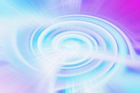 Abstract circular light swirl motion background with vibrant blue purple イラスト素材