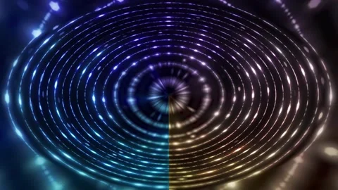 Abstract Circular Lights Stock Footage 289133776