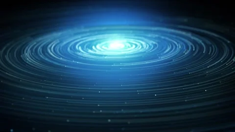 Abstract Circular Lines Background Stock Footage 266121917