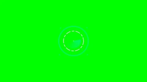 Abstract circular loading animation overlay against a bright green background Stock Footage 340904051
