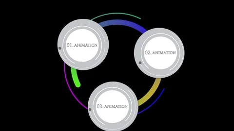 Abstract circular loop animation modern technology design seamless motion g.. Stock Footage 321581483