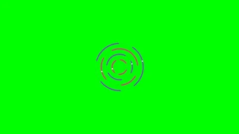 Abstract circular motion animation with particles on a green screen backgroun 스톡 동영상 340904749