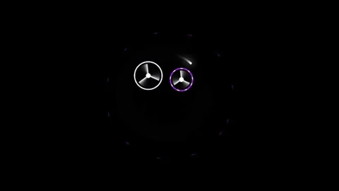 Abstract circular motion graphic with rotating glowing fan propeller shapes.. Stock Footage 344240294