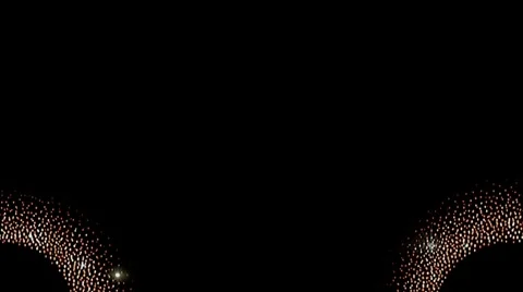 Abstract Circular Motion Object Ring Black Background 4K Stockbeeldmateriaal 304508955