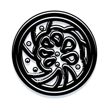 Abstract circular ornate pattern design element Stock Illustration