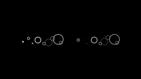 Abstract circular particle groups pulsing and fading smoothly as motion gra.. Stock-Footage 346242780