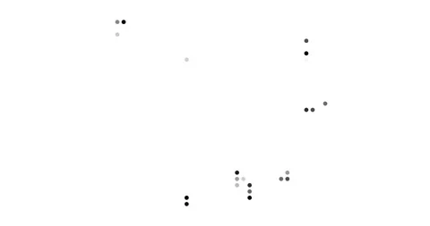 Abstract Circular Particles Form the Cape Verde Nation Shape Video stock 323265188