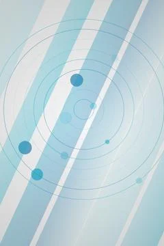Abstract Circular Pattern with Blue Dots Stock Photos