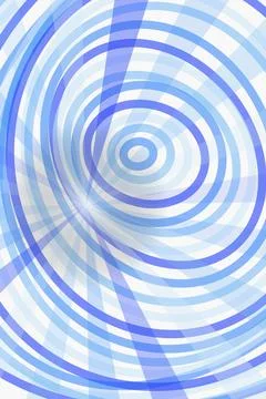 Abstract Circular Pattern Blue White Stock Photos