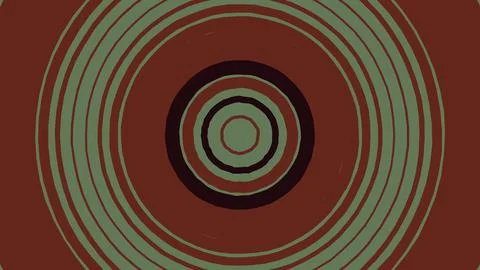 Abstract circular pattern with brown and grey rings Stock Illustration