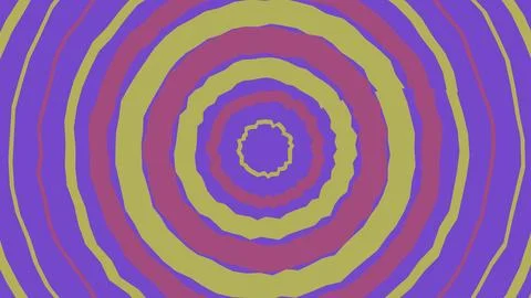 Abstract circular pattern with colorful concentric rings Stockillustratie