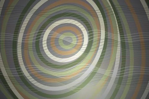 Abstract circular pattern with colorful concentric rings Stock Photos