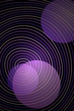 Abstract Circular Pattern Dark Background Stock Illustration