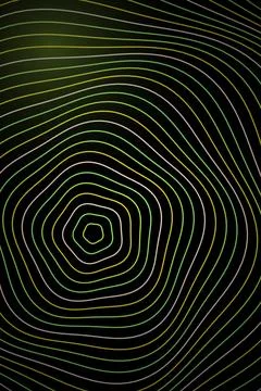 Abstract Circular Pattern Dark Background Stock Illustration