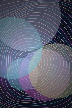 Abstract Circular Pattern Dark Background Stock Photos