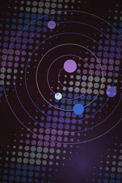Abstract Circular Pattern Dark Background Stock Photos