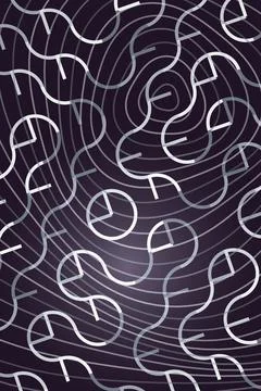 Abstract Circular Pattern Dark Background Stock Photos
