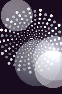 Abstract Circular Pattern Dark Background Stock Photos