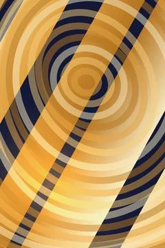 Abstract Circular Pattern with Diagonal Stripes Stock Photos
