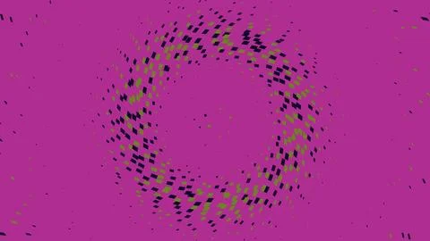 Abstract circular pattern with dots and lines 스톡 일러스트