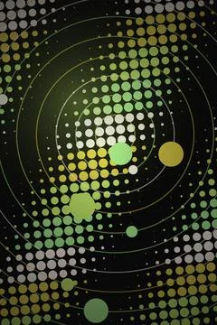 Abstract Circular Pattern with Dots Stock Photos