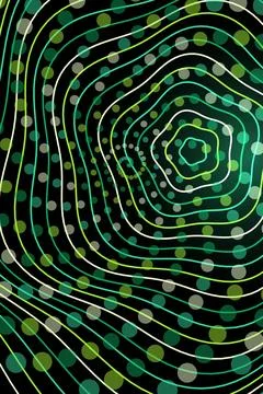 Abstract Circular Pattern with Dots Stock Photos