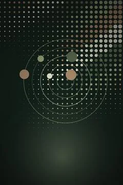 Abstract Circular Pattern with Dots Stock Photos
