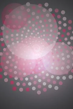 Abstract Circular Pattern with Dots Stock Photos