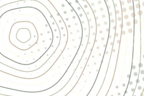 Abstract circular pattern with dotted lines and soft colors Stock Photos