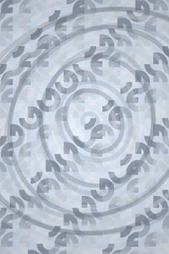 Abstract Circular Pattern with Geometric Design Stock Photos