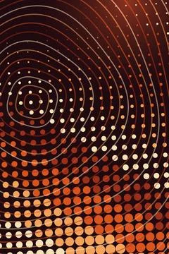Abstract Circular Pattern with Gradient Circles Stock Photos
