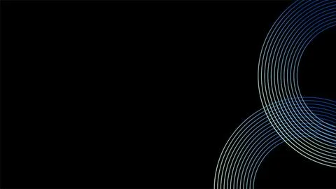 Abstract Circular Pattern with Gradient Lines Design. 库存插图