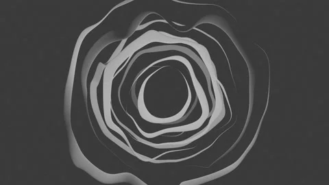 Abstract Circular Pattern Greyscale 12 Stock Footage 151405951