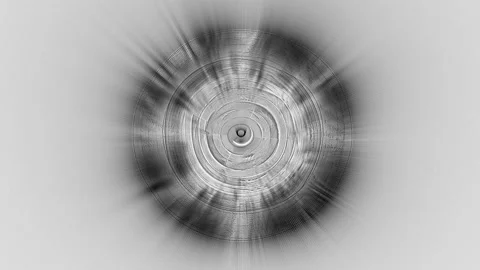 Abstract Circular Pattern Greyscale 22 Stock Footage 151434403