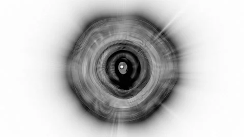 Abstract Circular Pattern Greyscale 30 Stock Footage 151564856