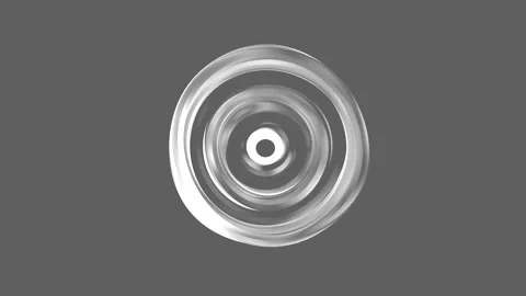 Abstract Circular Pattern Greyscale 38 Stock Footage 151584964