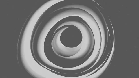 Abstract Circular Pattern Greyscale 5 Stock-Footage 151359464