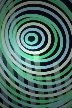 Abstract Circular Pattern Illusion Stock Photos