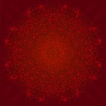 Abstract circular pattern Stock Illustration