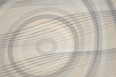 Abstract circular pattern with lines on a beige background Stock Photos