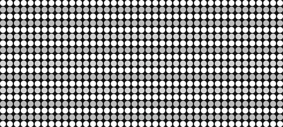 Abstract Circular Pattern with Optical Wave Effect Stock Illustration