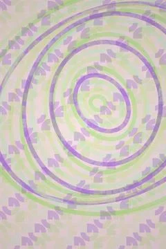 Abstract Circular Pattern in Pastel Colors イラスト素材