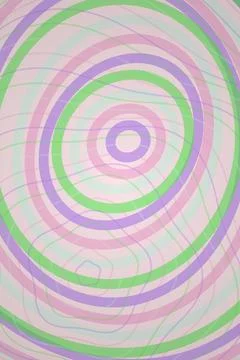 Abstract Circular Pattern in Pastel Shades イラスト素材
