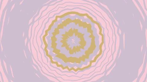 Abstract circular pattern with soft pink and purple waves イラスト素材