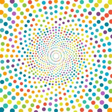 Abstract circular pattern for textures, textiles, simple backgrounds, covers Stock Illustration