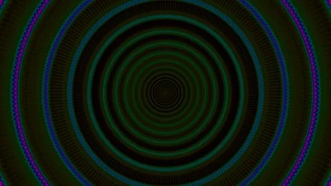 Abstract Circular Pattern with Vibrant Colors and Radial Symmetry Design Stock Illustration