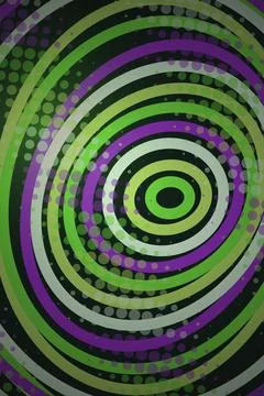Abstract Circular Pattern with Vibrant Colors Stock Illustration