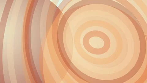 Abstract circular pattern with warm beige and brown tones Stock Illustration